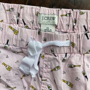J. Crew XL. PAJAMA. BOTTOMS. BOTTLES